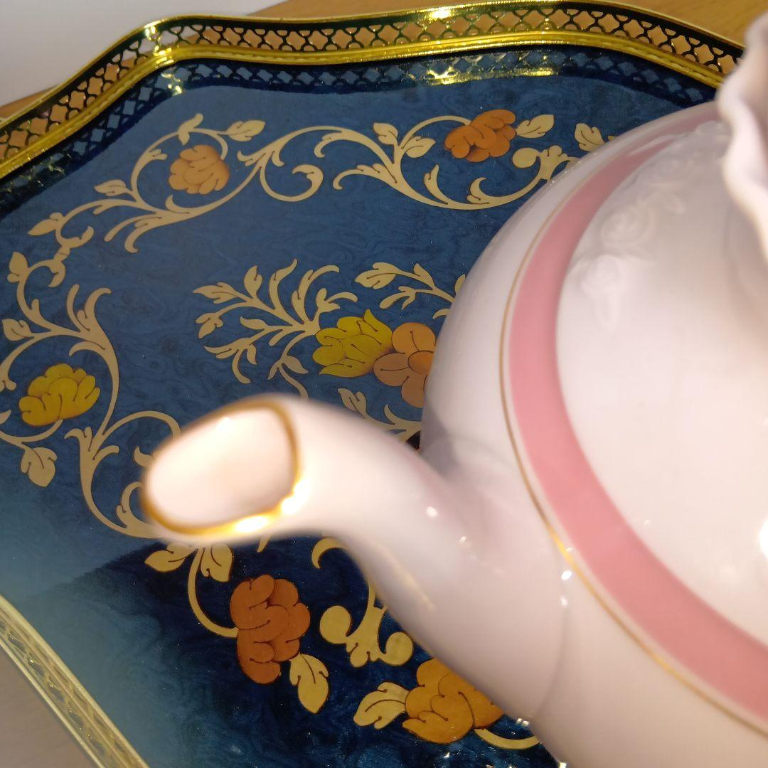 フッチェンロイター ポーセリンローズ ピンク ティーポット セット