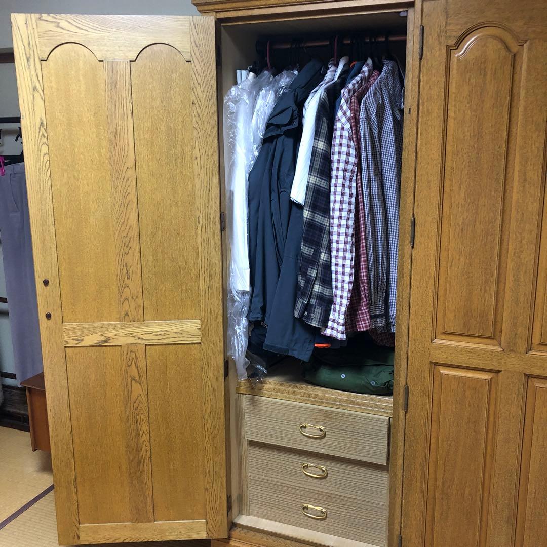 超美品　再お値下げ！横幅178cm高級洋服タンス高さ179