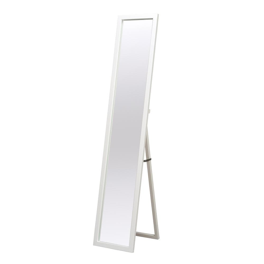 《新品・送料無料》美しい鏡面フレームルックスタンドミラー幅30 鏡 姿見 全身