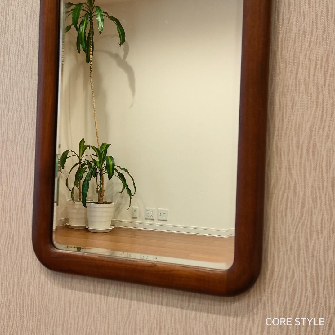 カリモク　 ウォール ミラー 姿見　木製 壁掛け 鏡　A5