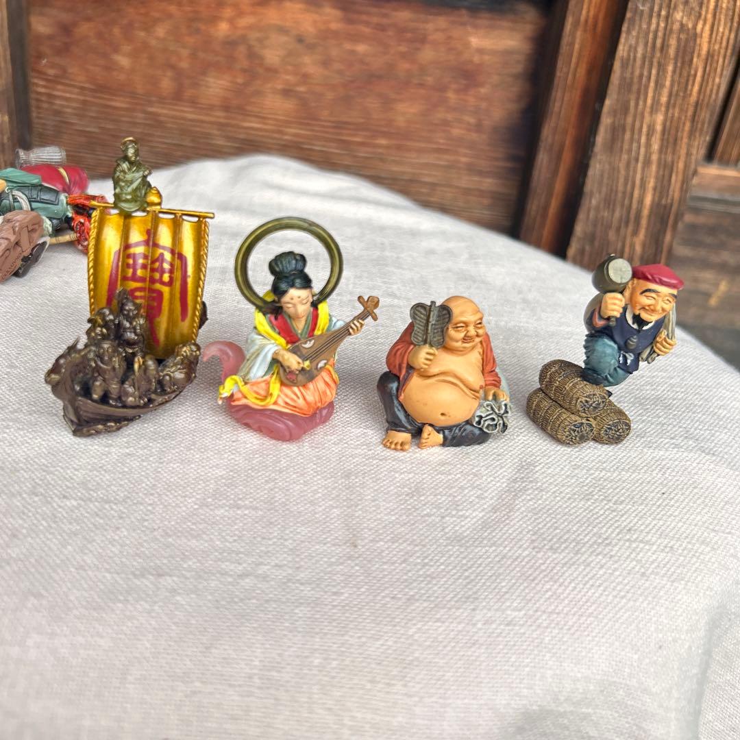 タカラ 海洋堂 福神根付 七福神 宝船 フィギュア - メルカリ