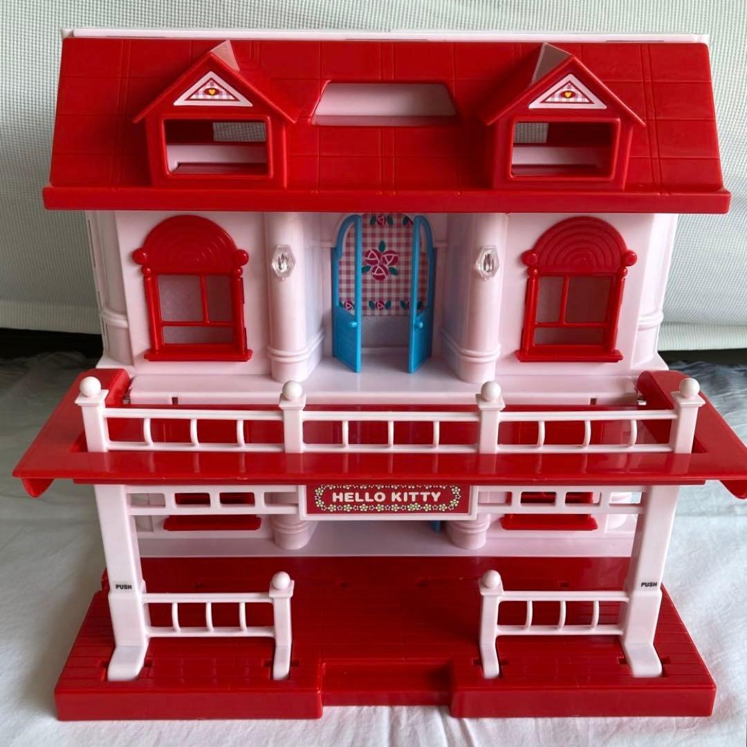 確認用写真 HELLO KITTY ドールハウス 赤い屋根 ハローキティのお家