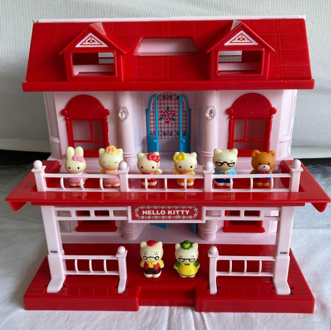確認用写真 HELLO KITTY ドールハウス 赤い屋根 ハローキティのお家