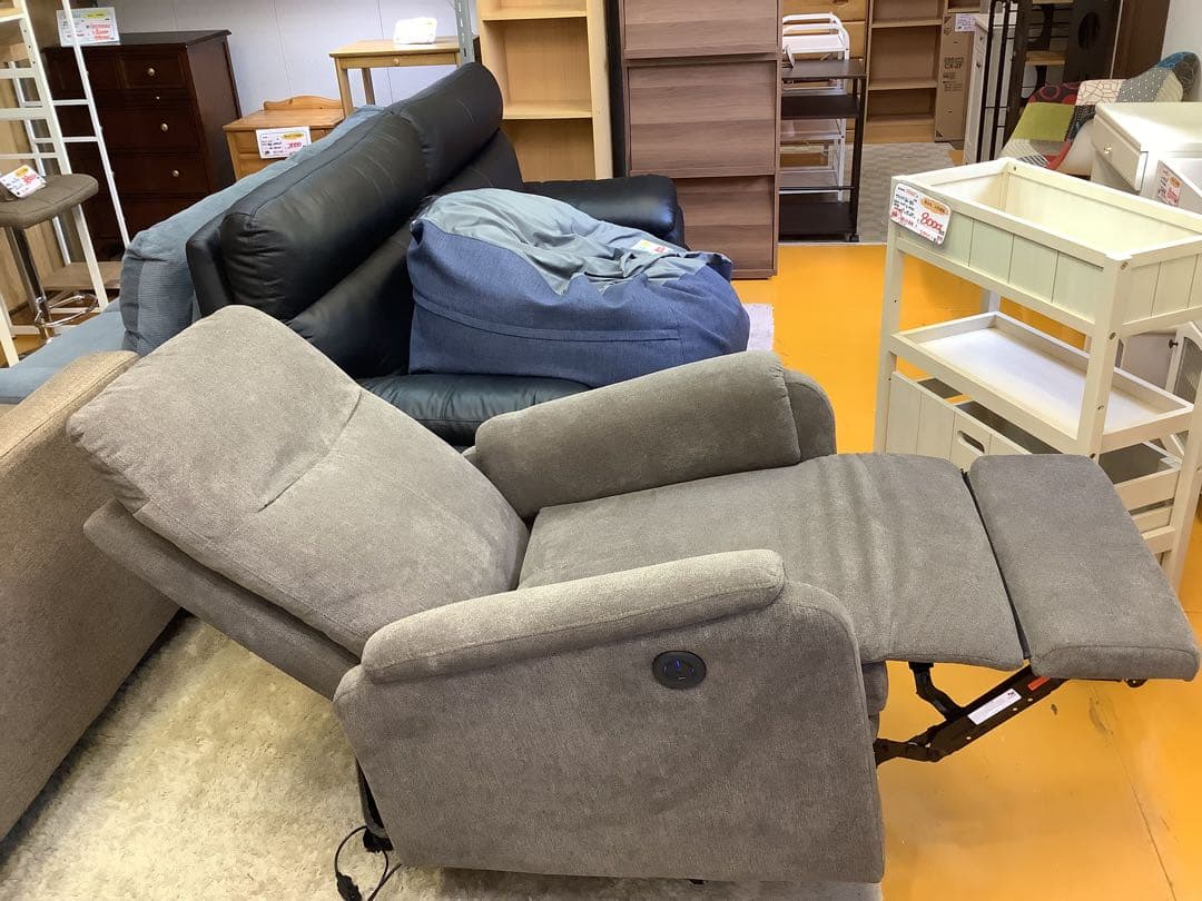 サンコウ 電動リクライニング1人掛けソファー