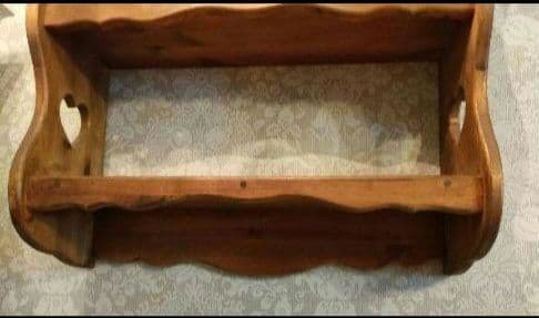 0904:壁掛け4段シェルフ　北欧・アメリカンタイプ 　未使用品