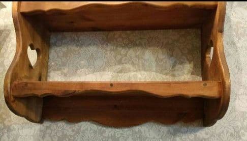 0904:壁掛け4段シェルフ　北欧・アメリカンタイプ 　未使用品