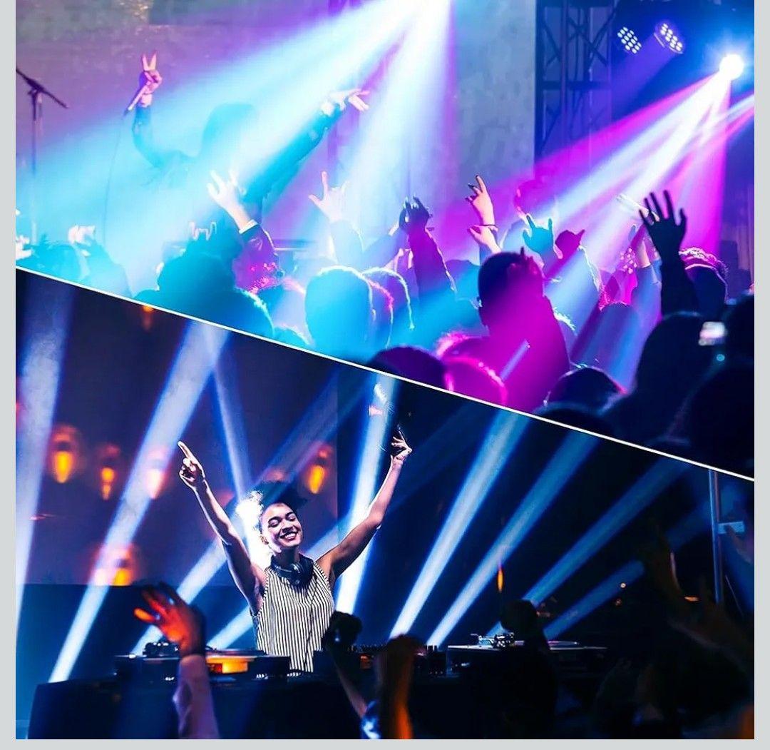 LEDムービングヘッド DJライト、40W RGBW ビームステージライト。DM