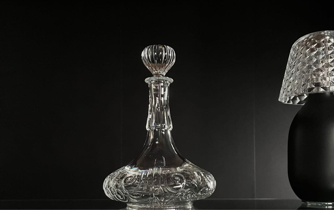 Baccaratバカラ / ※極稀少 大型デカンタ 1.7kg 七面鳥 ターキー