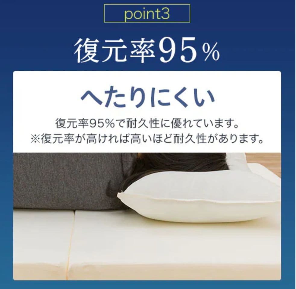 ニトリ　高反発三つ折りマットレス シングル +寝具　9点セット