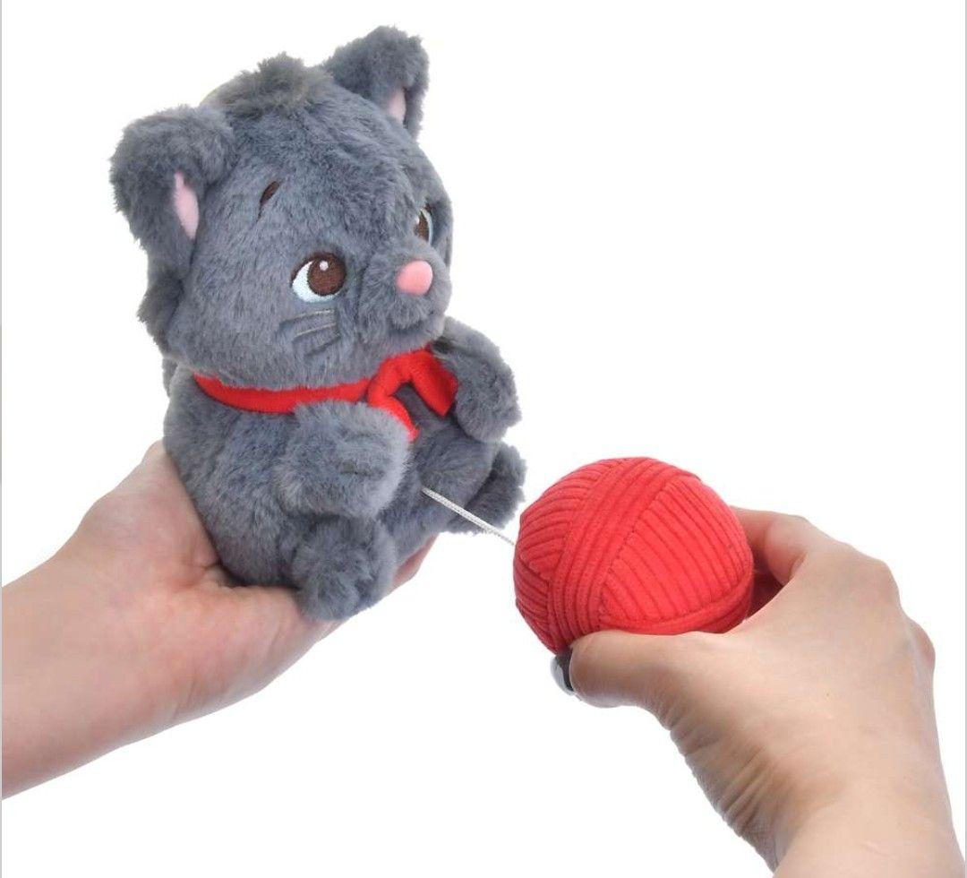 おしゃれキャット ぬいぐるみキーホルダー3点セット 毛糸玉 猫の日