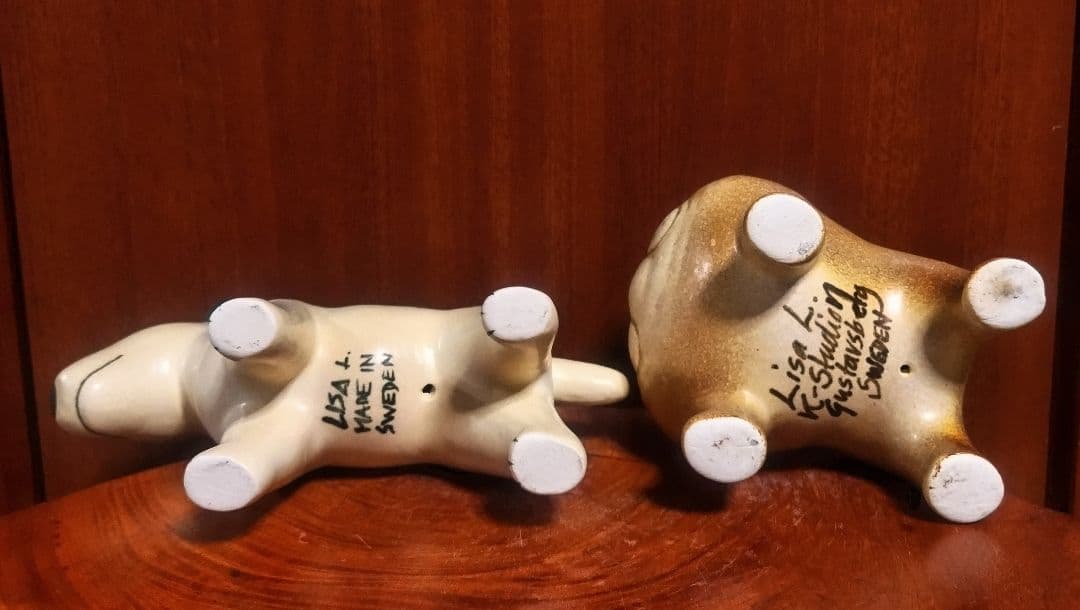 リサラーソン ケンネルブルテリア＆ケンネルブルドッグ 北欧 美品