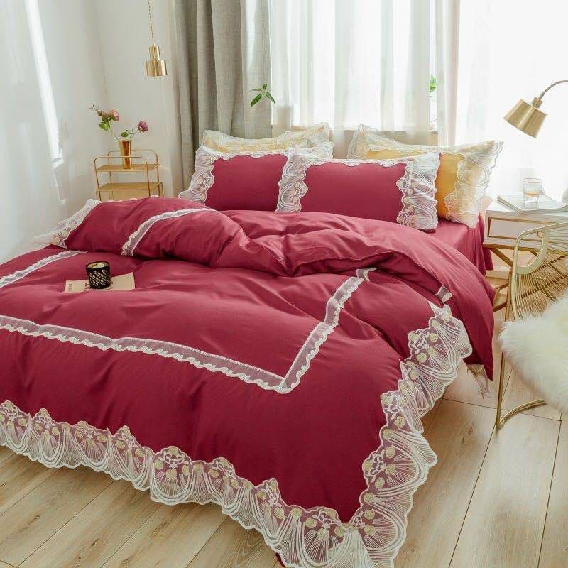 コットンキルトカバーピュアコットンピンクキルトガールハート