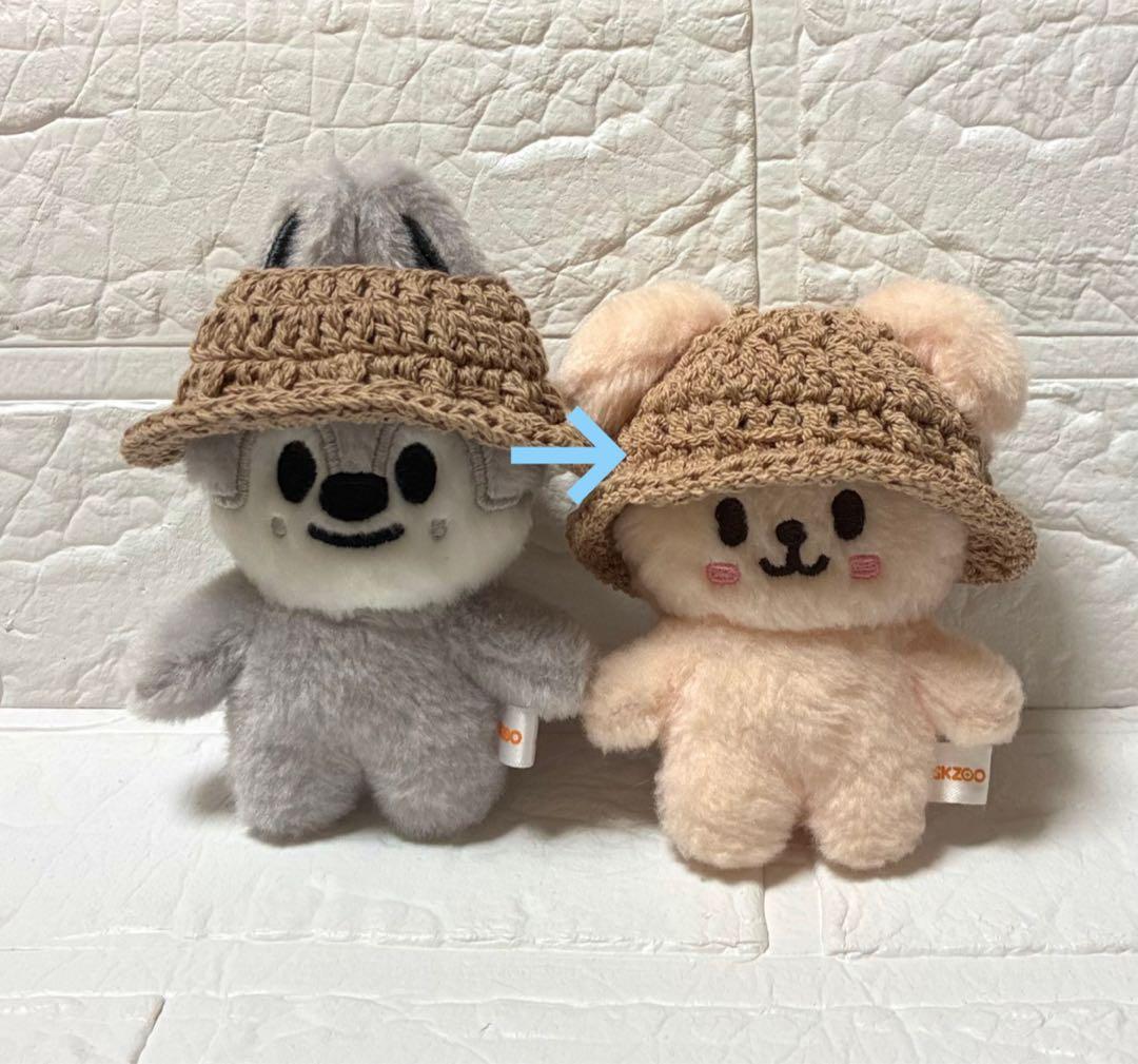 ぬい服 skzoo 10cm うきわ　帽子　アヒル スキズ StrayKids