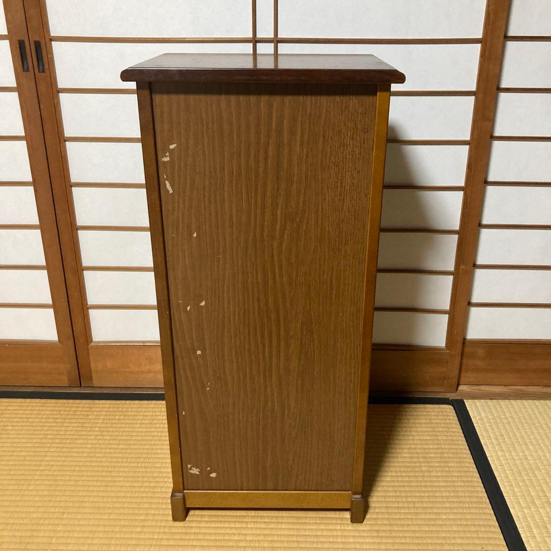 カリモク家具 コロニアル 電話台 引き出し4段 ブナ材 カントリー調 クラシック