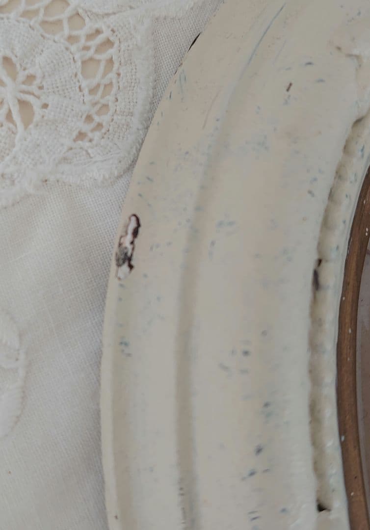 オバール型　フレーム飾り　薔薇ドライフラワー