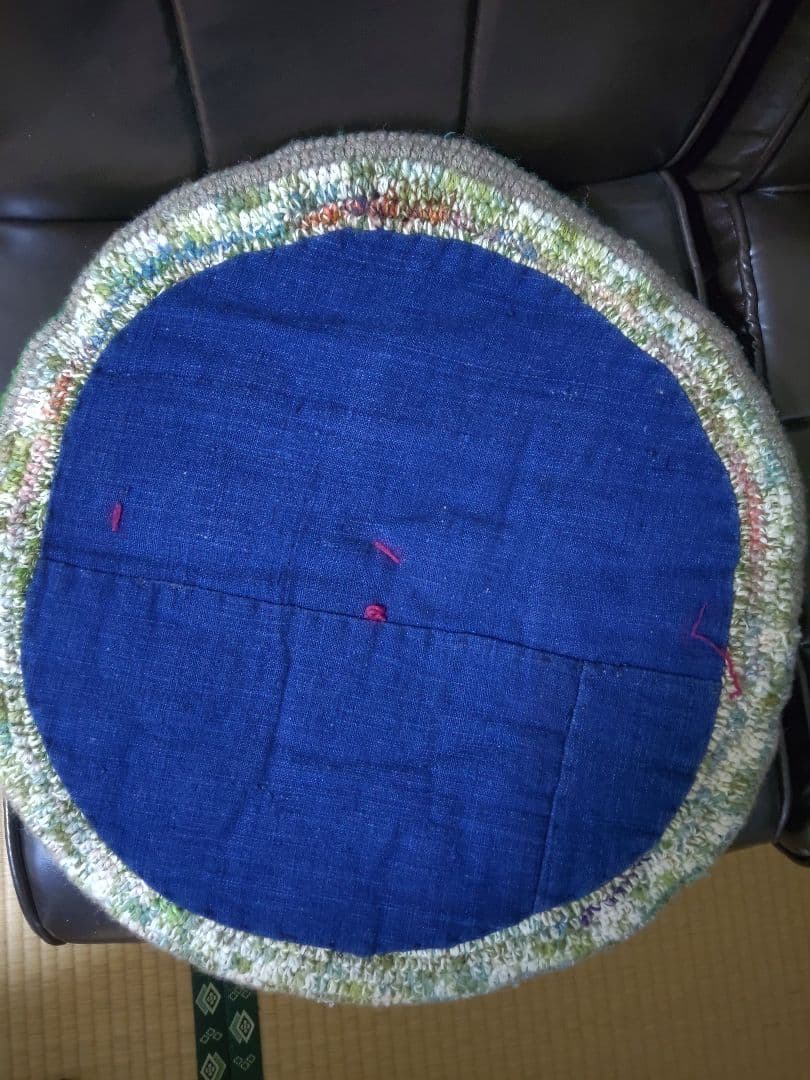 ミッドセンチュリーカラフル 丸い座布団 クッション