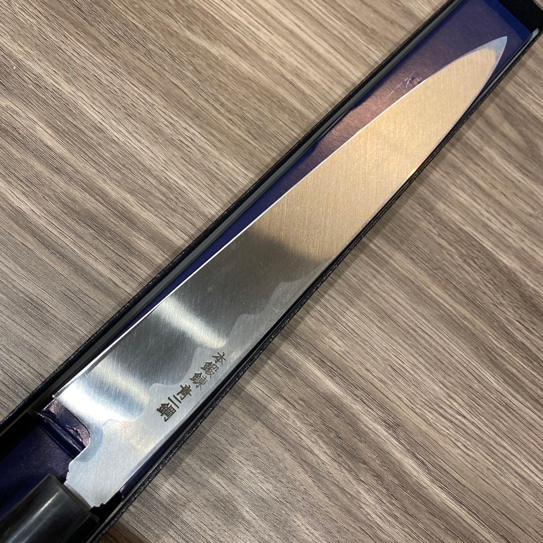堺刃物守勝本鍛錬青紙2号柳刃包丁280ミリ水牛柄本霞研磨 - メルカリ