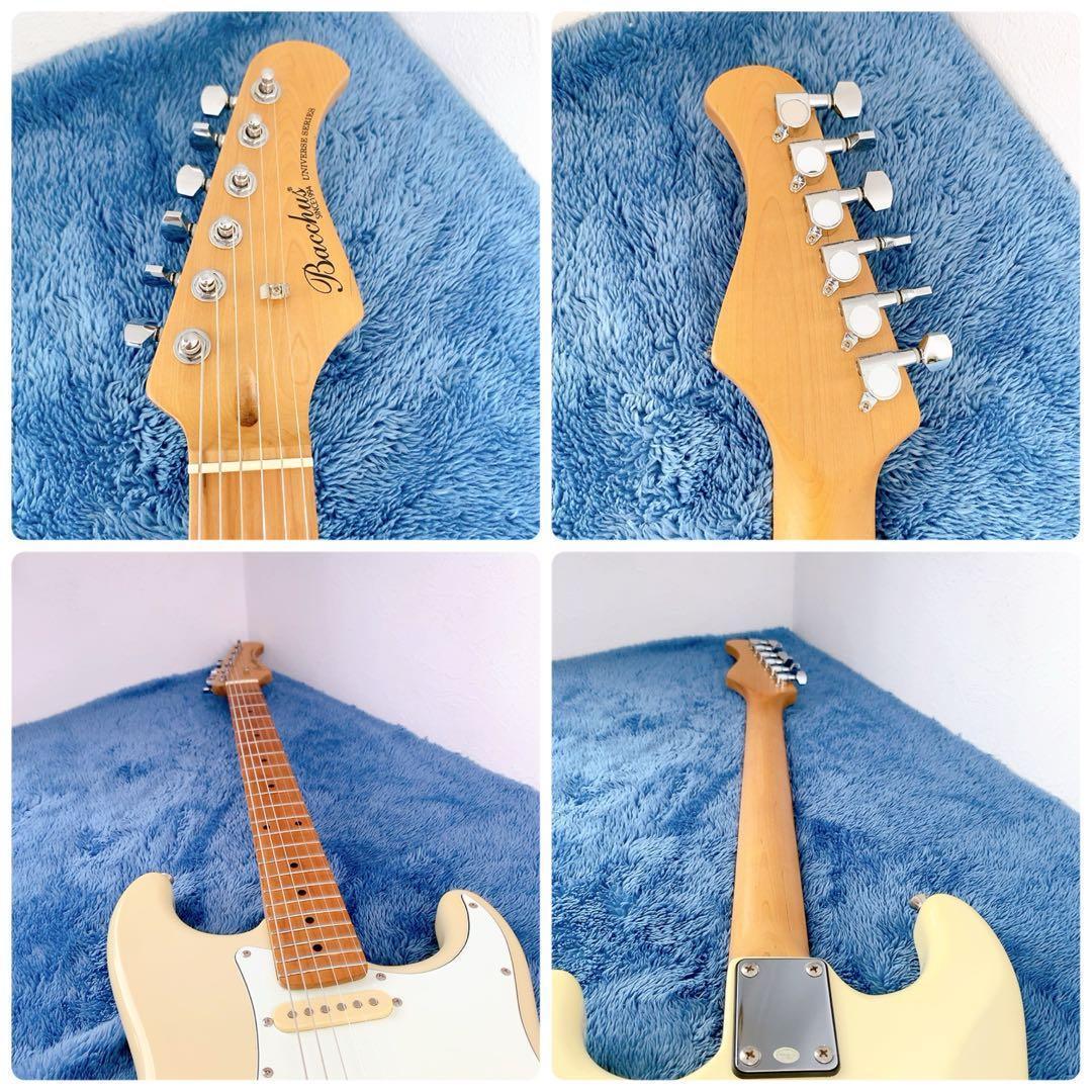 Bacchus ストラトキャスター　クリームホワイト