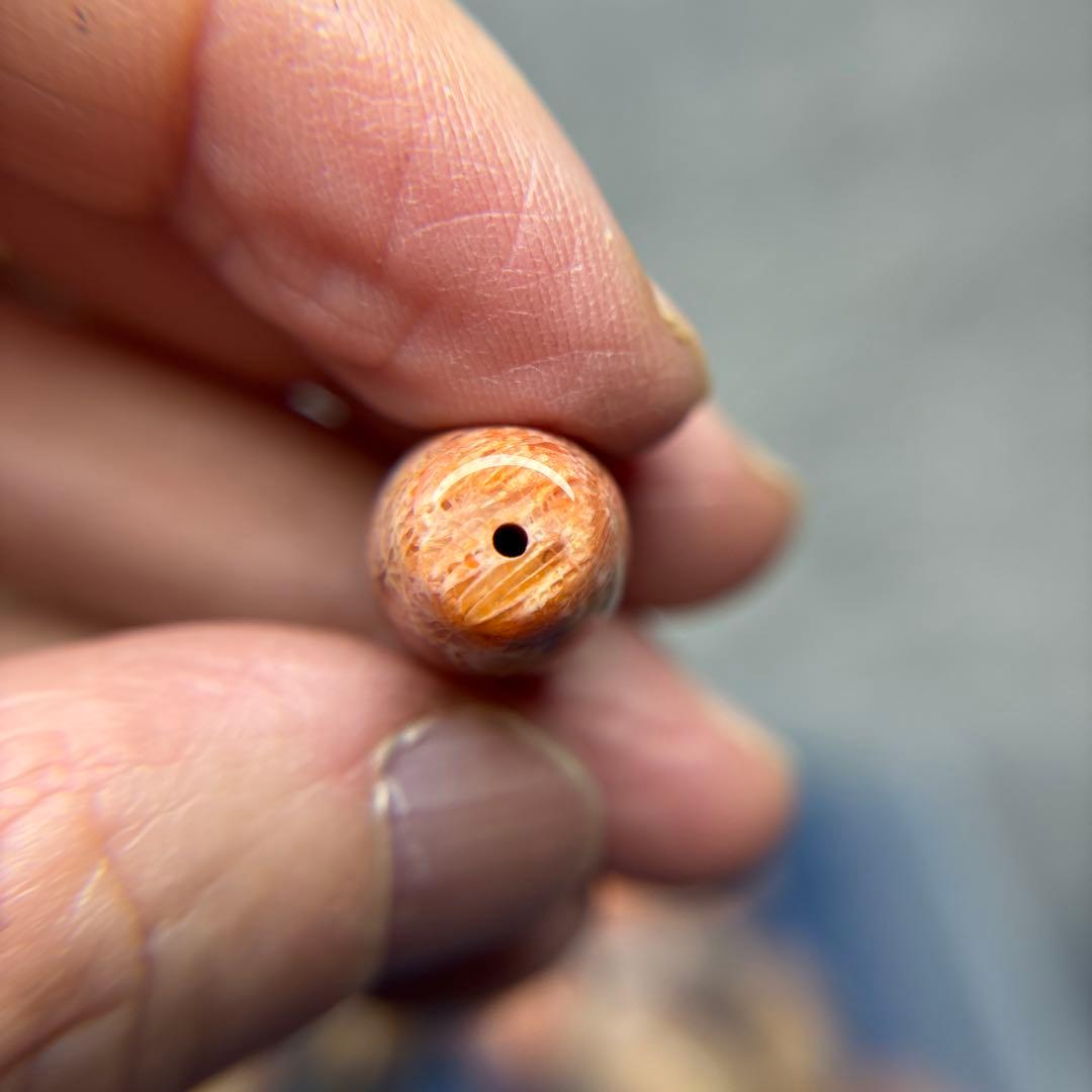 ユッキーフォッシルコーラル　天珠　1-305