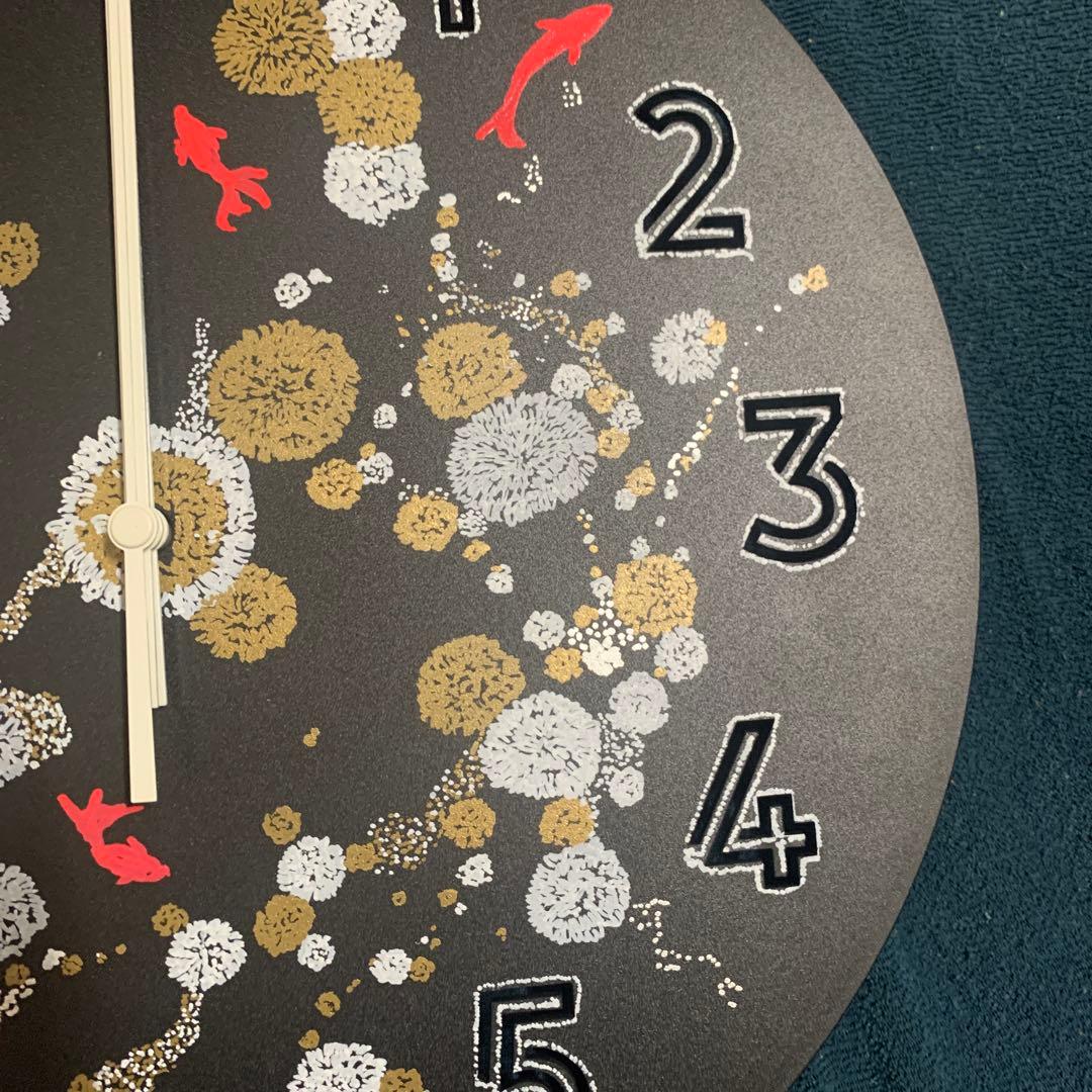 壁掛け時計、オリジナル手描き