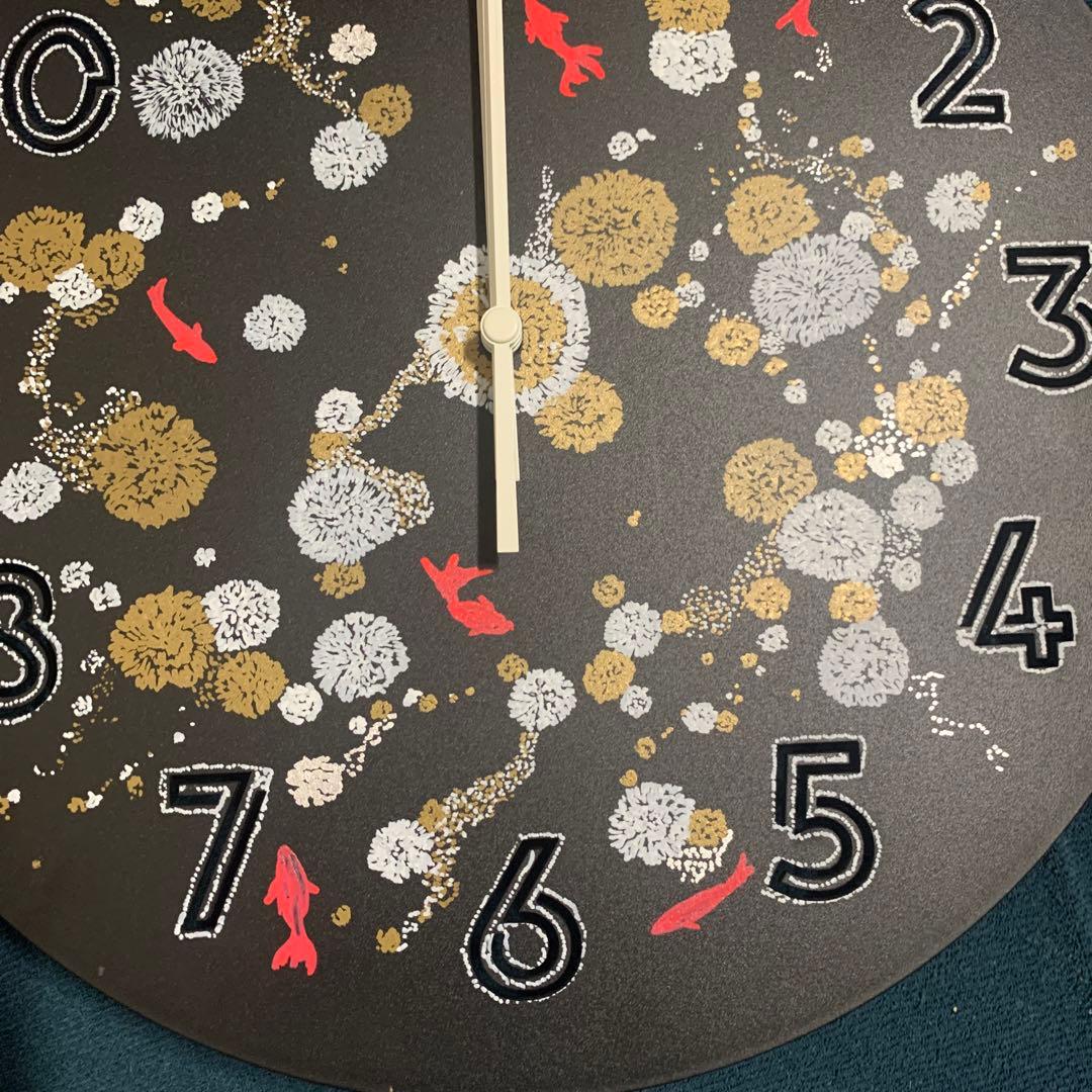 壁掛け時計、オリジナル手描き