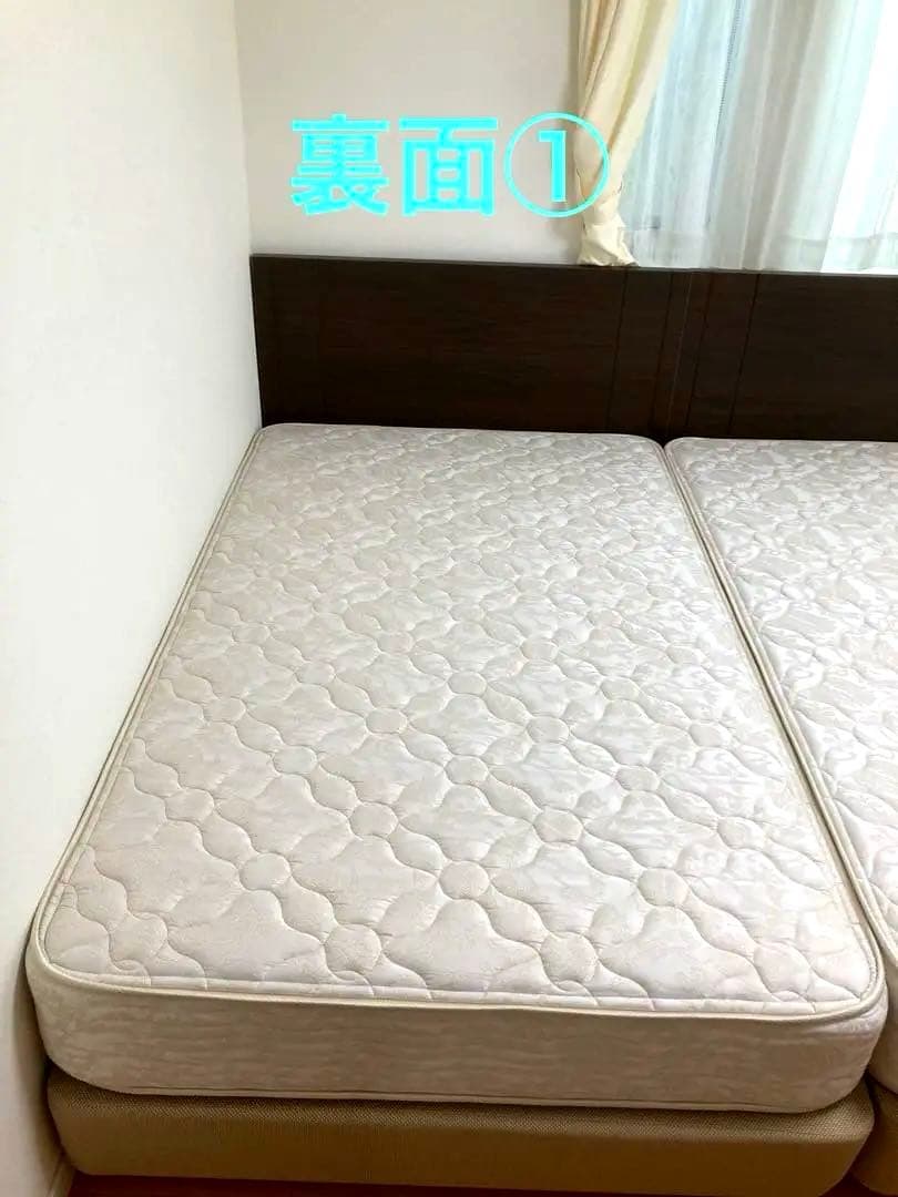 【2台同時購入①】SIMMONSシモンズ セミダブルマットレス&ベッドフレーム