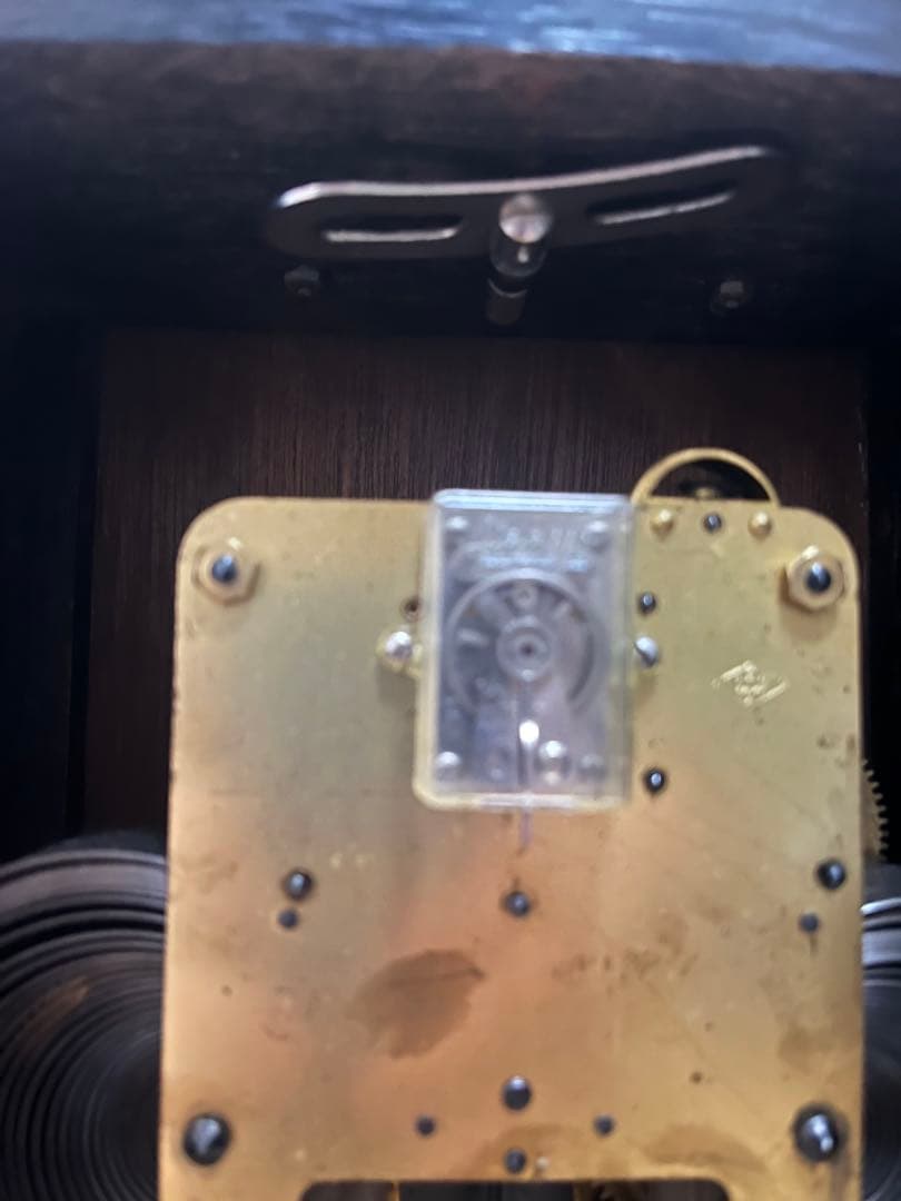 動作品 meiji 明治 30days 置時計 30日巻き 寄贈品