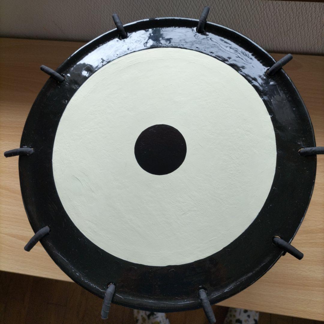 和太鼓 締太鼓 ターンバックル仕様 高さ21cm 中古品①