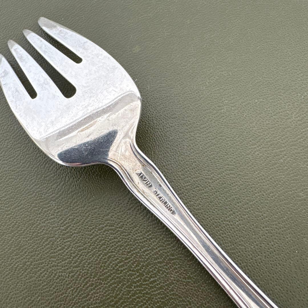 ALVIN STERLING純銀　フォーク　Chateau Rose ビンテージ
