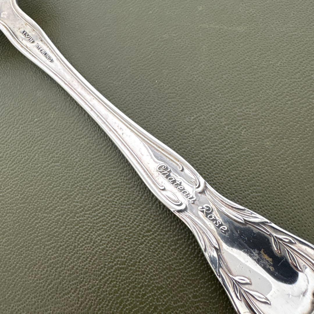 ALVIN STERLING純銀　フォーク　Chateau Rose ビンテージ