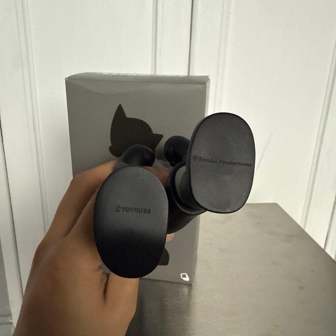 TOY QUBE ボクシングフィギュア グレー/ブラック 約15cm