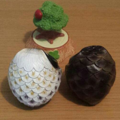 400円 ふくろう 置物 4点セット