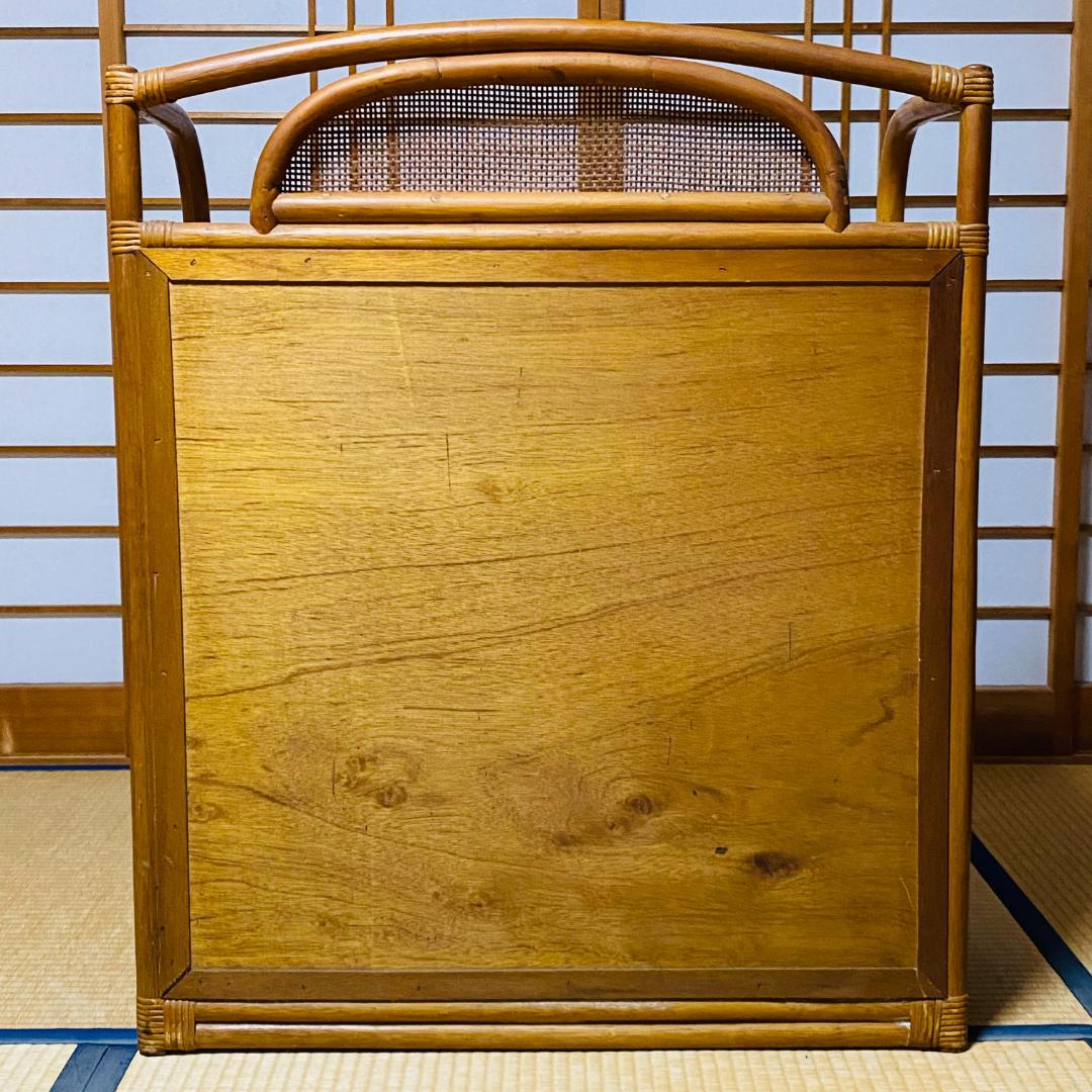 ラタン 籐 棚 チェスト 5段 W75cm D36cm H90.5cm 送料込み