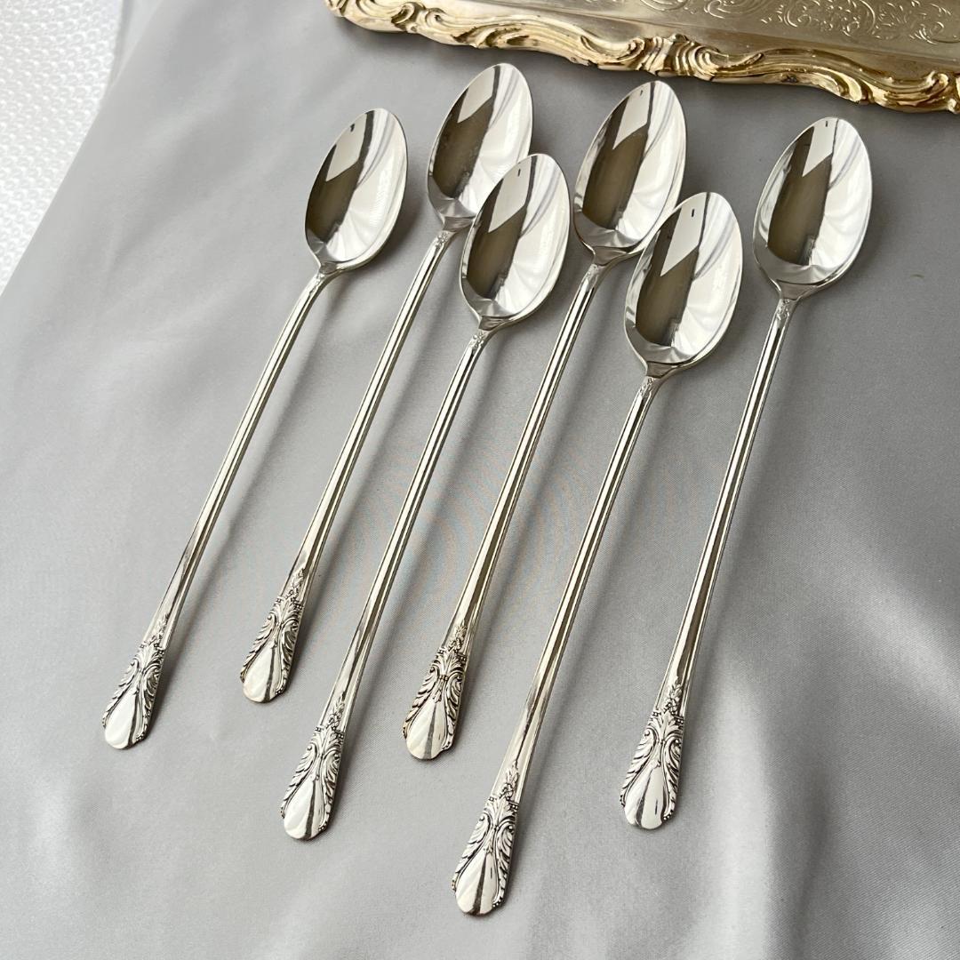 【Wm Rogers】 Avalon Cabin クリームソーダスプーン 6本