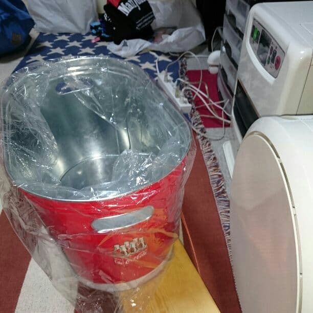 アメリカンブリキかご新品