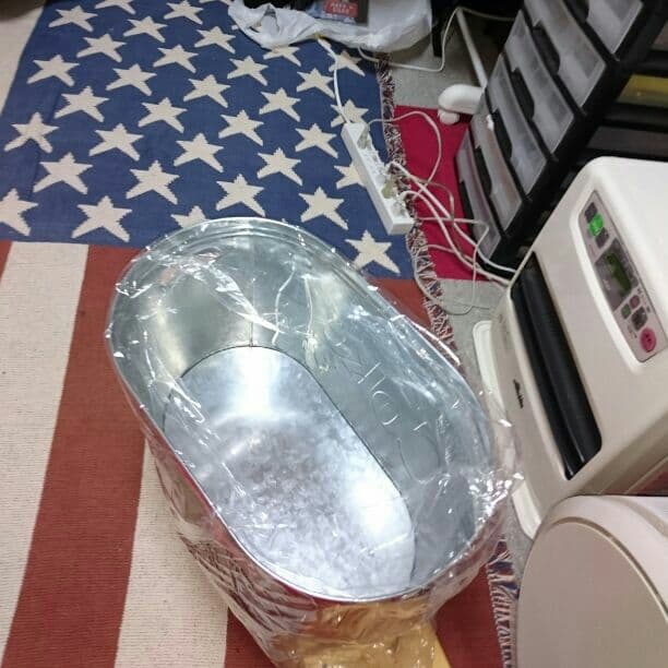 アメリカンブリキかご新品