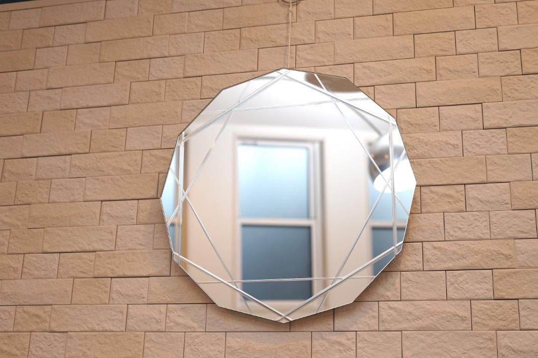 LAC☆ウォールアート ミラー 鏡 オブジェ デザイナーズ AB0057