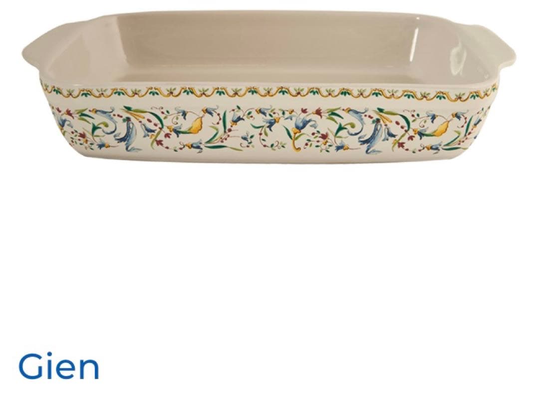 gien フローラbakingdish耐熱皿