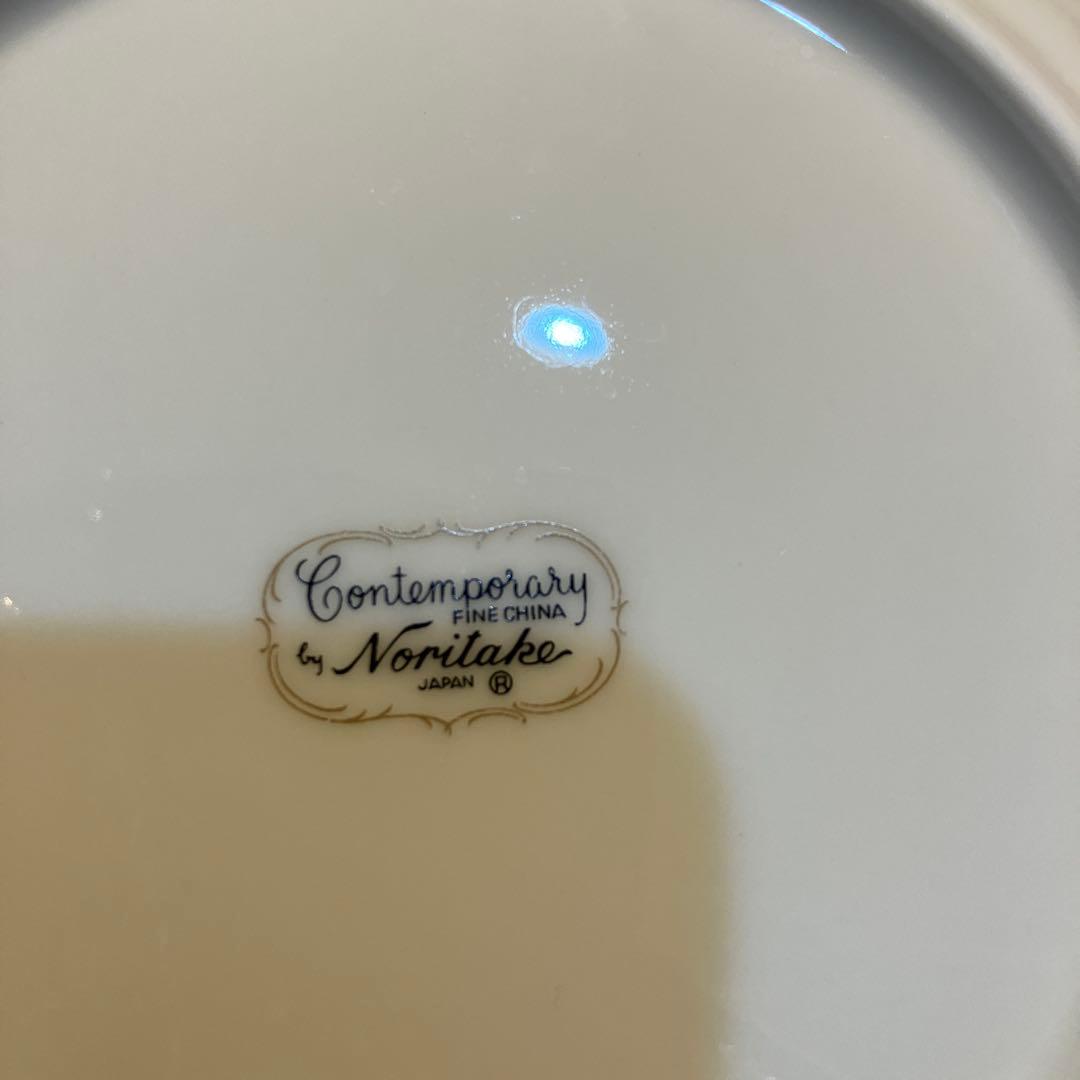 大大特価Noritake コンテンポラリー金縁大皿中皿小皿5枚セット