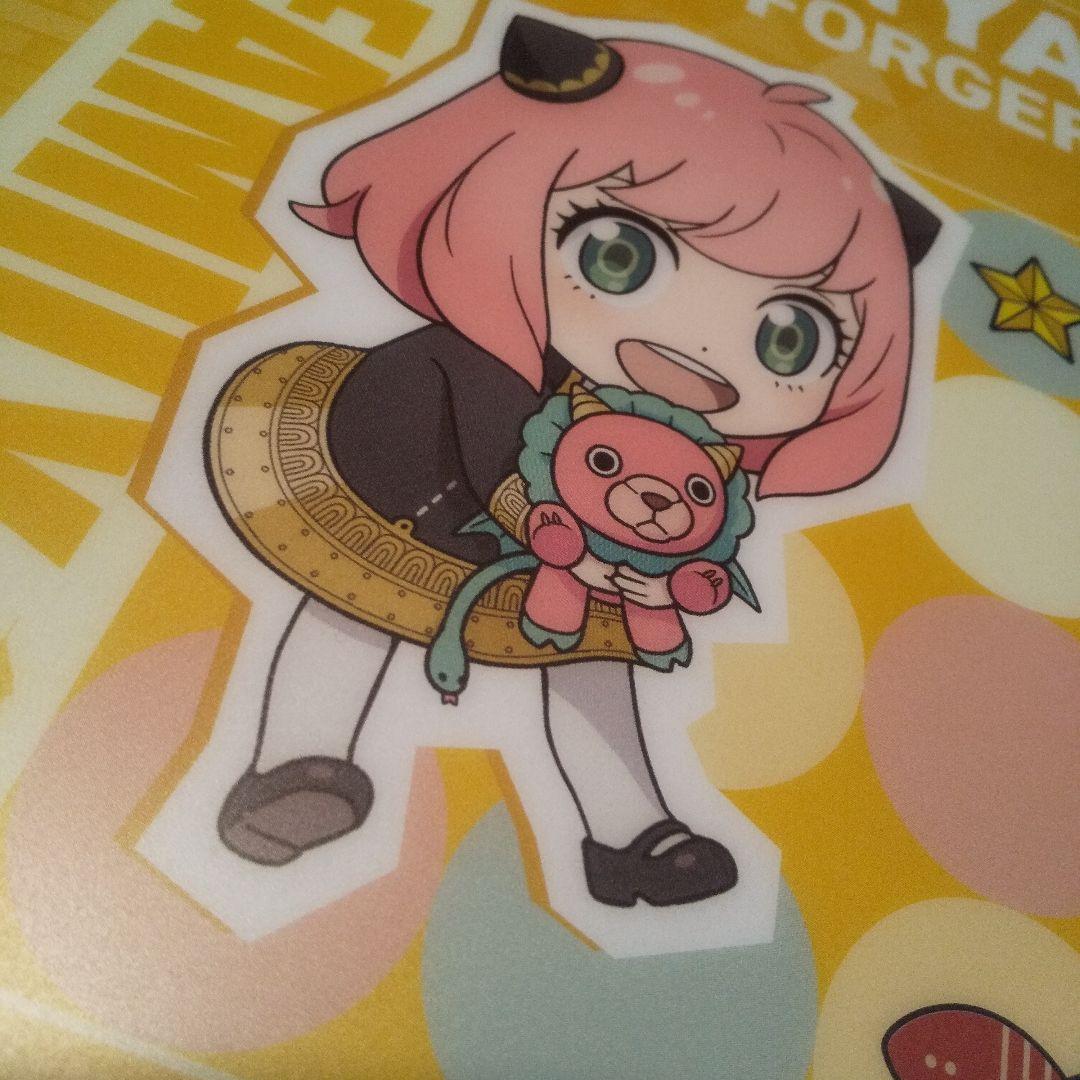 SPY×FAMILY アーニャ ラバーキーホルダー & 下敷き くら寿司