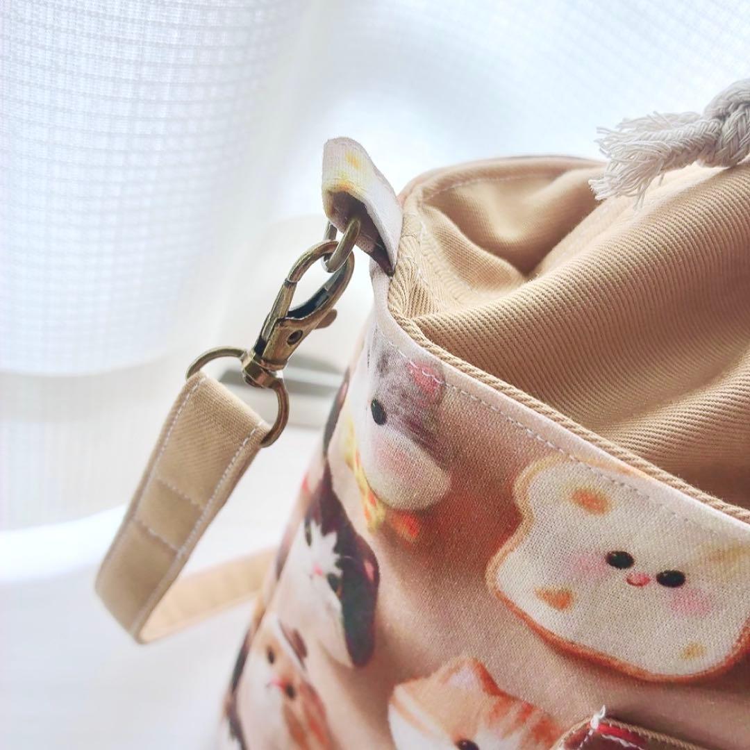 ★のりこ★ ハンドメイド巾着ショルダーバッグ トートバッグ S52