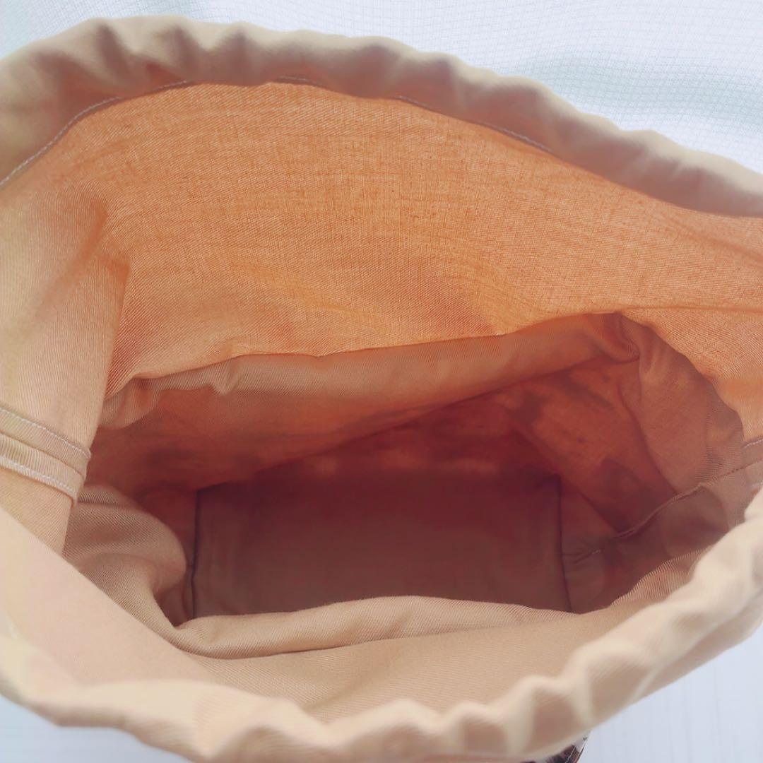 ★のりこ★ ハンドメイド巾着ショルダーバッグ トートバッグ S52