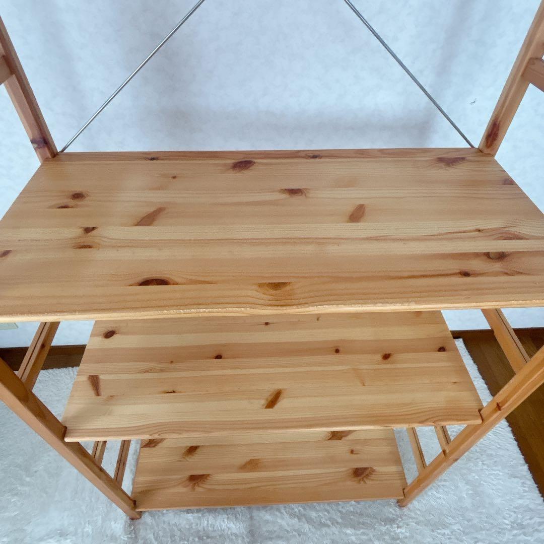美品】無印 パイン材ユニットシェルフ 5段 ラック86×39.5×175.5cm