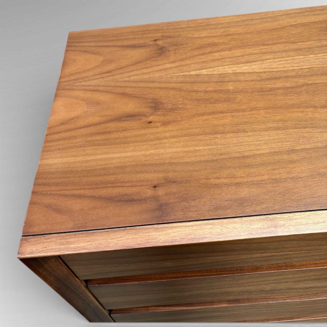 美品　IDC　大塚家具　ウォールナット　6段　チェスト　北欧　タンス