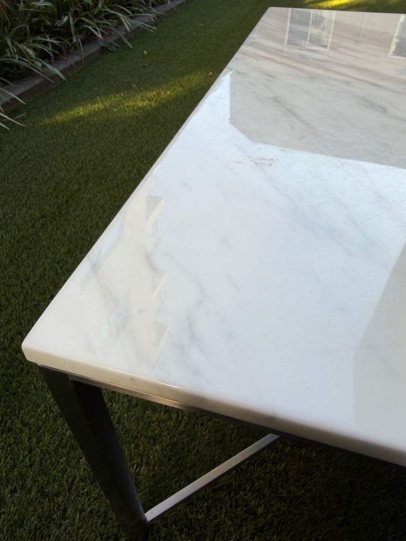 ‼️お値段変更しました‼️廃盤⭐️美品⭐️ACTUS⭐️天然大理石ローテーブル⭐️アクタス