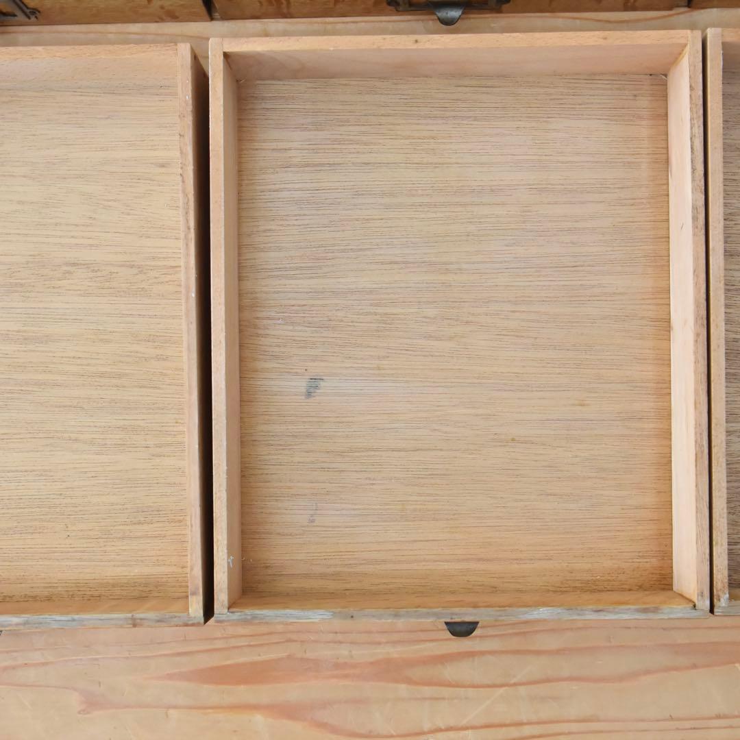 小引き出し　楢　無垢材　Made In Japan