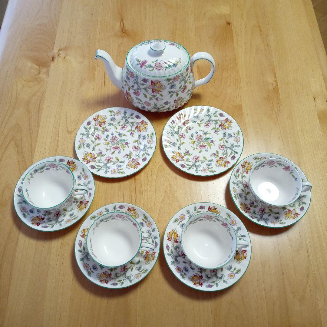 ミントン MINTON ティーポット 大 、カップ＆ソーサー 、ケーキ皿