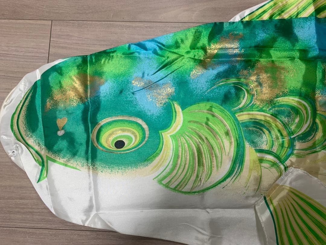 鯉のぼり　使用品　山本寛斎　かぜいろ　1.5Mセット　久月きらめき鯉　こいのぼり