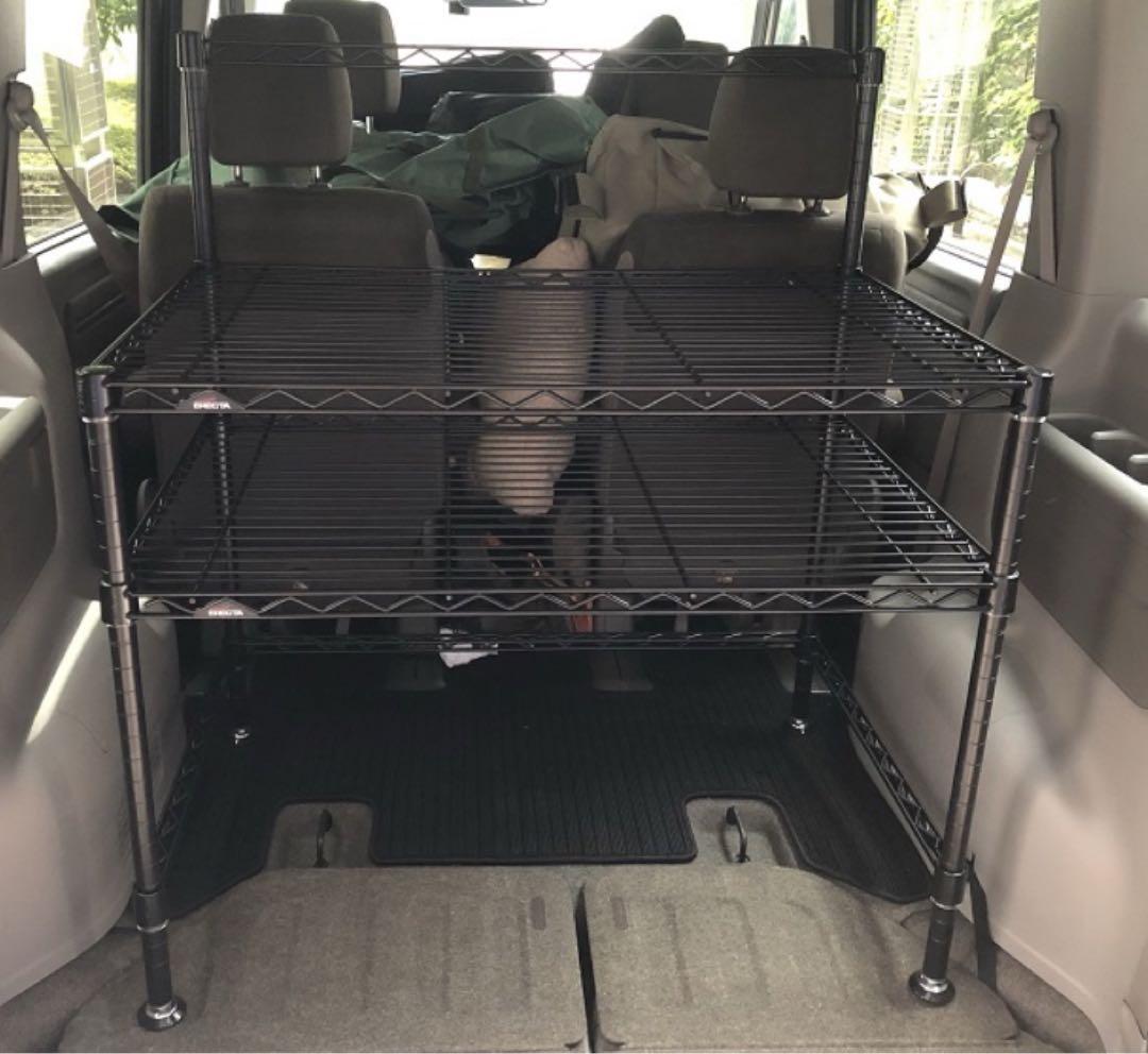 ホームエレクター　ブラック　ステップワゴン荷室ラック