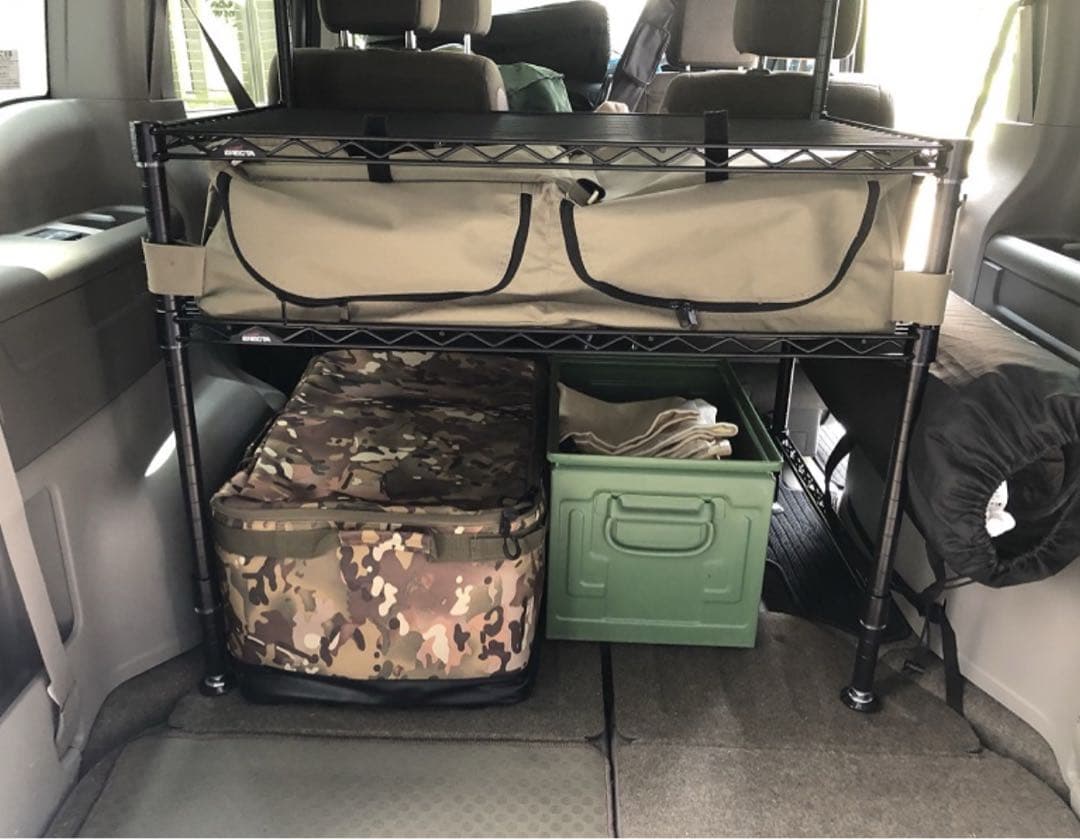 ホームエレクター　ブラック　ステップワゴン荷室ラック